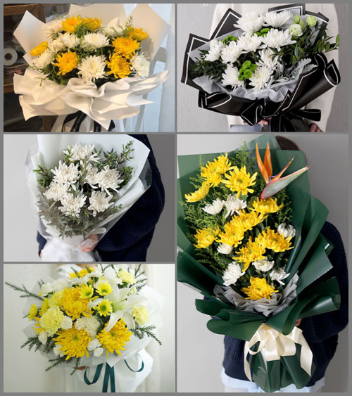 四川成都彭州市濛阳镇佛踏村白事花束代送